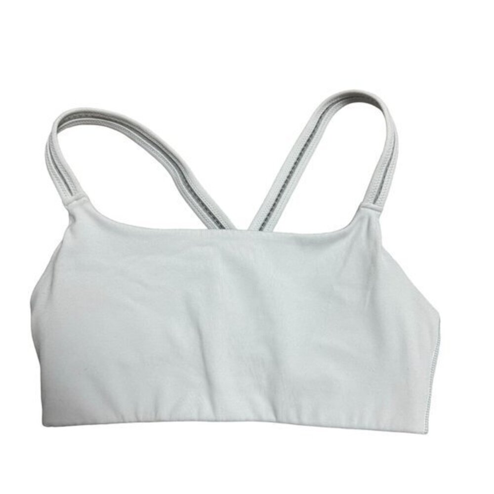 Athleta Womens Size Xs Gray Strappy Sports Bra